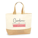 Sac Jute Fête des Mères Fêtes des Pères Mamie Papi Famille Idée Cadeau anniversaire Noël Travail Boulot Métier Départ Retraite Collègue Femme Homme