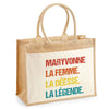 Sac Fête des Mères Mamie MAman Soeur Femme Famille Idée Cadeau anniversaire Noël Travail Boulot Métier Départ Retraite Collègue Femme cabas shopping plage