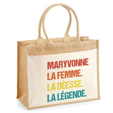 Sac Fête des Mères Mamie MAman Soeur Femme Famille Idée Cadeau anniversaire Noël Travail Boulot Métier Départ Retraite Collègue Femme cabas shopping plage