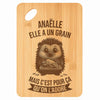 Planche bambou gravée personnalisée femme idée cadeau Fête des Mères apéro 30×20 prénom cuisine plateau fromage anniversaire noel maman mamie