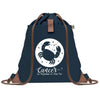 sac a dos bleu coton recycle avec pochette idee cadeau originale pour collegue ami prof ou membre de la famille cadeau mixte noel anniversaire secret santa ou depart au travail sac leger pratique et ecologique design breton moderne