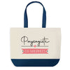 Sac de shopping bleu Paysagiste en Vacances