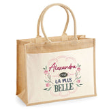 Sac Fête des Mères Mamie Famille Idée Cadeau anniversaire Noël Travail Boulot Métier Départ Retraite Collègue Femme cabas shopping plage