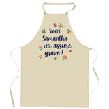 Cadeau Cuisinier cuisinière mère maman papa père mamie papi Vêtement Blouse de protection Barbecue Jardinage Tablier de Travail Tâches ménagères 