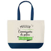 Sac de shopping bleu Meilleur Commissaire de Police de tous les temps