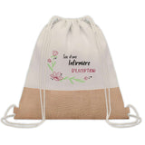 Sac Fête des Mères Mamie Maman Cadeau anniversaire Noël Travail Métier Départ Retraite Collègue Femme cabas shopping plage