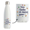 idée cadeau maman fête des mères prénom secret santa anniversaire femme noel gourde écologique