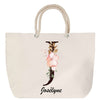 Sac Fête des Mères Mamie Famille Idée Cadeau anniversaire Noël Travail Boulot Métier Départ Retraite Collègue Femme cabas shopping plage