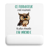 Tapis de souris ergonomique avec repose-poignet, accessoire bureau pour femme et homme, fête des pères, cadeau pas cher, idée cadeau fête des mères, secret santa, départ à la retraite, télétravail et gaming