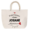Sac Fête des Mères Mamie Famille Idée Cadeau anniversaire Noël Travail Boulot Métier Départ Retraite Collègue Femme cabas shopping plage