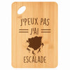 Planche bambou gravée personnalisée femme homme idée cadeau Fête des Mères Fête des Pères apéro papa maman prénom cuisine plateau fromage