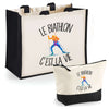 Cabas homme ou femme sac plage ou shopping tote bag pochette trousse Idée cadeau original pour anniversaire Noël travail départ retraite collègue famille fete des mères fetes des pères papa maman mamie papi