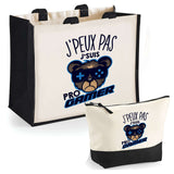 Cabas homme ou femme sac plage ou shopping tote bag pochette trousse Idée cadeau original pour anniversaire Noël travail départ retraite collègue famille fete des mères fetes des pères papa maman mamie papi