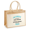 Sac Fête des Mères Mamie MAman Soeur Femme Famille Idée Cadeau anniversaire Noël Travail Boulot Métier Départ Retraite Collègue Femme cabas shopping plage