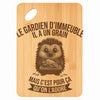 Planche bambou gravée personnalisée homme idée cadeau Fête des Pères apéro 30×20 prénom cuisine plateau fromage anniversaire noel papa papi 
