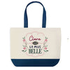 Sac Fête des Mères Mamie Famille Idée Cadeau anniversaire Noël Travail Boulot Métier Départ Retraite Collègue Femme cabas shopping plage