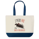 Sac de shopping bleu J'peux pas Saut d'obstacle Cheval