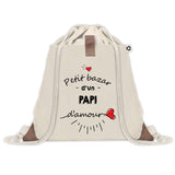 Sac à dos avec pochette Bazar d'un Papi d'amour