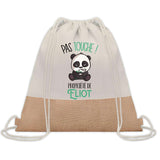 Sac Fête des Pères Papi Papa Cadeau anniversaire Noël Travail Boulot Métier Départ Retraite Collègue Homme cabas shopping plage