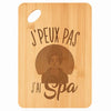 Planche bambou gravée personnalisée femme homme idée cadeau Fête des Mères Fête des Pères apéro papa maman prénom cuisine plateau fromage