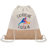 Sac Fête des Mères Mamie Cadeau anniversaire Noël Travail Métier Départ Retraite Collègue Femme Homme Fête des Pères Papa Maman Papi cabas shopping plage