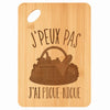 Planche bambou gravée personnalisée femme homme idée cadeau Fête des Mères Fête des Pères apéro papa maman prénom cuisine plateau fromage