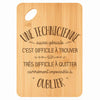 Planche bambou gravée personnalisée femme idée cadeau Fête des Mères apéro 30×20 prénom cuisine plateau fromage anniversaire noel maman mamie