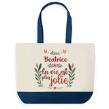 Sac Fête des Mères Mamie Famille Idée Cadeau anniversaire Noël Travail Boulot Métier Départ Retraite Collègue Femme cabas shopping plage