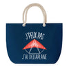 Sac de plage Bleu anse corde J'peux Pas Deltaplane