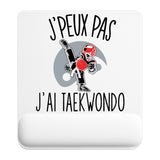 Tapis de souris ergonomique avec repose-poignet, accessoire bureau pour femme et homme, fête des pères, cadeau pas cher, idée cadeau fête des mères, secret santa, départ à la retraite, télétravail et gaming