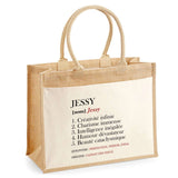 Sac Fête des Pères Papa Papi Frère Homme Famille Idée Cadeau anniversaire Noël Travail Boulot Métier Départ Retraite Collègue cabas 