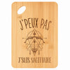 Planche bambou gravée personnalisée femme homme idée cadeau Fête des Mères Fête des Pères apéro papa maman prénom cuisine plateau fromage