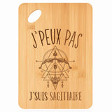 Planche bambou gravée personnalisée femme homme idée cadeau Fête des Mères Fête des Pères apéro papa maman prénom cuisine plateau fromage