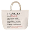 Sac Fête des Mères Mamie Famille Idée Cadeau anniversaire Noël Travail Boulot Métier Départ Retraite Collègue Femme cabas shopping plage
