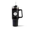 Mug isotherme Noir Cerf Volant J'peux pas