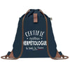 Sac à dos Bleu avec pochette Certifié meilleur Herpétologue