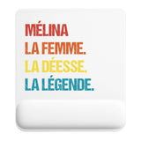 Tapis de souris ergonomique avec repose-poignet, accessoire bureau pour femme et homme, fête des pères, cadeau pas cher, idée cadeau fête des mères, secret santa, départ à la retraite, télétravail et gaming