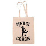 Noël cadeau de départ à la retraite cadeau de fin d'année scolaire idée cadeau cadeau de remerciement anniversaire coach sport sac cabas totebag sac jute