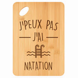 Planche bambou gravée personnalisée femme homme idée cadeau Fête des Mères Fête des Pères apéro papa maman prénom cuisine plateau fromage