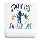 Tapis de souris ergonomique avec repose-poignet, accessoire bureau pour femme et homme, fête des pères, cadeau pas cher, idée cadeau fête des mères, secret santa, départ à la retraite, télétravail et gaming