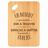 Planche bambou gravée personnalisée homme idée cadeau Fête des Pères apéro 30×20 prénom cuisine plateau fromage anniversaire noel papa papi 