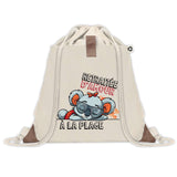 Sac à dos avec pochette Retraitée Koala à la Plage