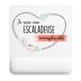 Tapis de souris ergonomique avec repose-poignet, accessoire bureau pour femme et homme, fête des pères, cadeau pas cher, idée cadeau fête des mères, secret santa, départ à la retraite, télétravail et gaming