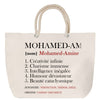 Sac Fête des Mères Mamie Famille Idée Cadeau anniversaire Noël Travail Boulot Métier Départ Retraite Collègue Femme cabas shopping plage