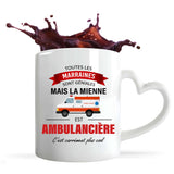 Mug personnalisé, idée cadeau pour maman, femme collègue saint valentin Noël, anniversaire, fête des mères Secret Santa
