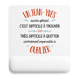 Tapis de souris ergonomique avec repose-poignet, accessoire bureau pour femme et homme, fête des pères, cadeau pas cher, idée cadeau fête des mères, secret santa, départ à la retraite, télétravail et gaming