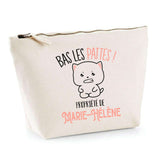 Trousse pochette de rangement maquillage Fête des Mères Mamie Famille Idée Cadeau anniversaire Noël Travail Boulot Métier Départ Retraite Collègue Femme