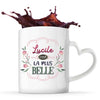 Mug personnalisé, idée cadeau pour maman, femme collègue saint valentin Noël, anniversaire, fête des mères Secret Santa