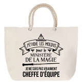 Sac Fête des Mères Mamie Famille Idée Cadeau anniversaire Noël Travail Boulot Métier Départ Retraite Collègue Femme cabas shopping plage