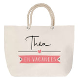 Sac Fête des Mères Mamie Famille Idée Cadeau anniversaire Noël Travail Boulot Métier Départ Retraite Collègue Femme cabas shopping plage